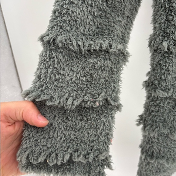 Barefoot Dreams CozyChic Boardwalk Cardigan Agave long sleeve Green size xs - Picture 4 of 14